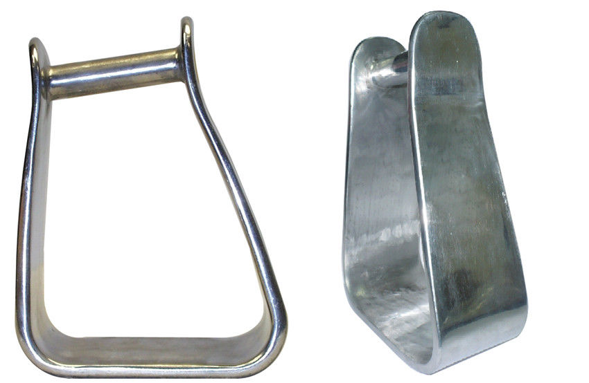 Aluminum 3" Angled Roper Stirrups