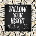 thumbnail image 2 of Rader, Lauren 26x26 Black Ornate Wood Framed with Double Matting Museum Art Print Titled - Follow Your Heart, 2 of 4