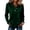 Dark Green, variant on Stralyhd Womens Shirts Long Sleeve Polo Collared Casual Button Down Tops Lightweight Trendy Fall Fashion Clothing Dark Green M