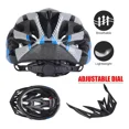 thumbnail image 2 of Casco De Bicicleta + Luz De Bicicleta Recargable Usb + Gafas, 2 of 8