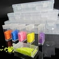 thumbnail image 4 of Portable Bead Slots Diamond Embroidery Box Diamond Painting Accessory Boxes Case Cross Stitch Tools 64 Grid Jewelry Storage kit, 4 of 6