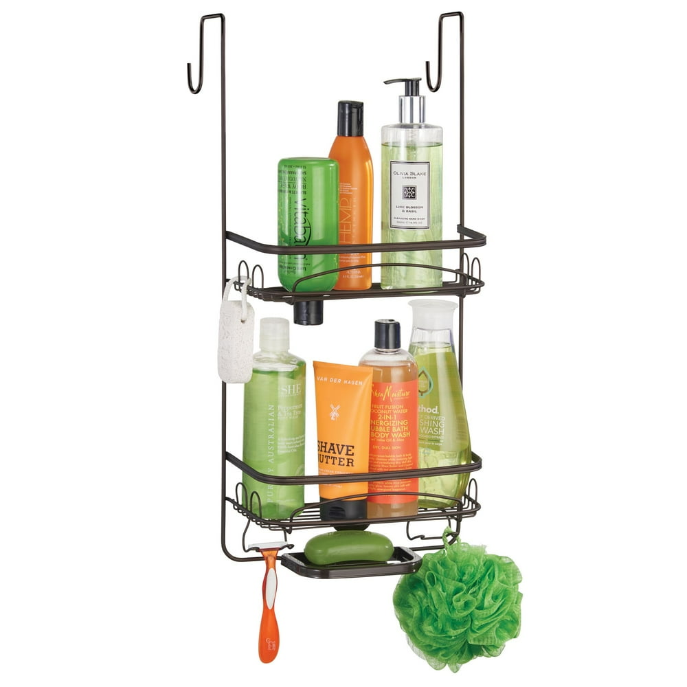 Better Homes & Gardens Bryn Over Door Shower Caddy, Bronze