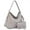 Gray, variant on Women Large Tote Bag PU Leather Handbags Fashion Hobo Shoulder Purse with Wallet