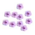 thumbnail image 1 of 10x Rosa Artificial Cabezas De Flores Adornos Nupcial Boda Ramo Decoración 4 Cm Púrpura, 1 of 8