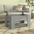 thumbnail image 1 of vidaXL Coffee Table Grey Sonoma 79x49x41 cm Engineered Wood, 1 of 5