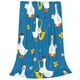 thumbnail image 2 of Fotbe Cartoon Goose Manta de Franela Acolchonada con Estampado, Súper Suave y Esponjosa, Extra Grande para Sofá, Cama, Uso Todo el Año-60"x50", 2 of 7