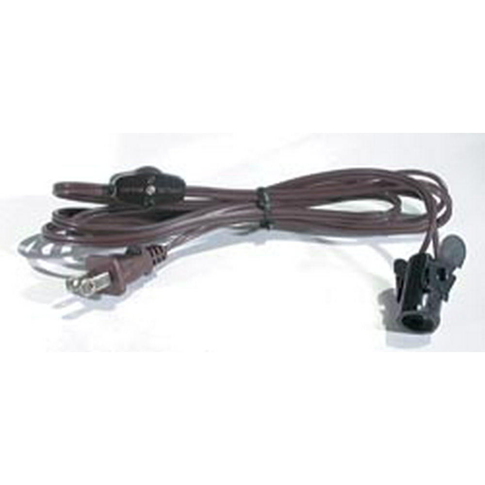 B&P Lamp Cord Set W/Switch And Candelabra Socket