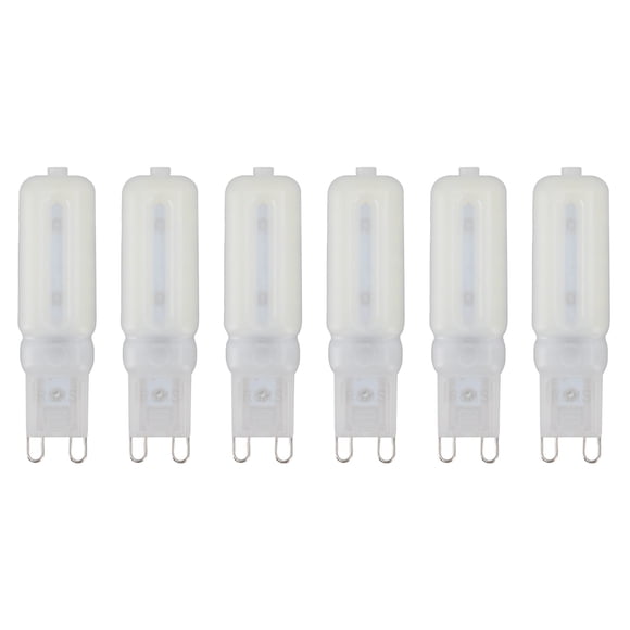 G9 Bulb Dimmable Eye Protection 32 LEDs 7W Small Light Bulbs for Chandelier Ceiling Lamp 6pcs Warm Light 220V