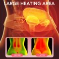 thumbnail image 4 of Portable Cramps Heating Pad, Electric Menstrual Heating Pad Rapid Heating  for Back Pain Pink, 4 of 7