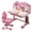 41.37" x 28.57" x 19.11 Pink, variant on Mohsoe Adjustable Kids Desk and Chair Set, Toddler Writing Table with Tilted Bookstand, LED Lamp, and Extra Large Drawer for Bedroom Living Room Pink