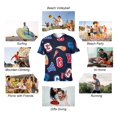 thumbnail image 6 of OUSIMEN Men's short-sleeved printed T-shirt, 6 of 7