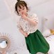 thumbnail image 5 of Gibobby Conjunto de pants para niños Niñass Floral Floral Recortada Blusa Y Vestido Traje Playsuit Ropa Verano Al Libre(A, 3-4 Años), 5 of 5