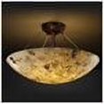thumbnail image 2 of Justice Design Group Alr-9652-35-F1 Alabaster Rocks 27" Round Bowl Semi Flush Mount, 2 of 2