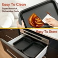 thumbnail image 5 of Katbite 2-Piece Carbon Steel Nonstick Bakeware Set: Versatile Baking Pans,9.13"x14.33"x2.08"., 5 of 9