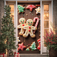 thumbnail image 5 of Festive Gingerbread Christmas Cookies Holiday Banner for Christmas Party Home Decoration Holiday Event, 5 of 9