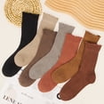 thumbnail image 6 of Loritta 7 Pairs Ruffle Socks Womens Crew Socks Casual Cute Frilly Cotton Socks for Women Soft, 6 of 10