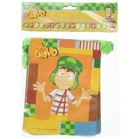 El Chavo Del Ocho Party Jointed Banner Favor Happy Birthday