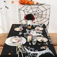 thumbnail image 4 of Halloween Tablecloth, Rectangle Halloween Table Cloth, Unique Waterproof Washable Tablecloths for Halloween Kitchen Dining Room Indoor Outdoor Decor, 60x120 inch, 4 of 6