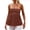 Brown, variant on Women's Tank Top Camisole Fashion Tube Top Corset Style Cropped Bustier Shirt Bodycon Waist Cincher Solid Color Summer,Brown