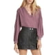 thumbnail image 1 of Free People Blusa campesina para mujer Rush Hour, PÃºrpura, Mediana Free People Campesino, 1 of 1