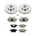 thumbnail image 2 of PowerStop Front Stock Replacement Brake Pad and Rotor Kit with Calipers Fits: FORD LINCOLN Select Models KCOE6399, 2 of 7