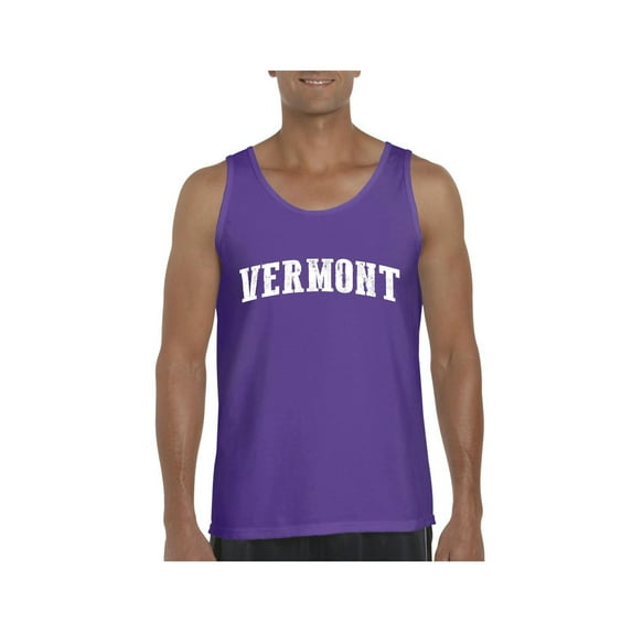 MmF - Men's Tank Top for Men, up to Men Size 3XL - Vermont
