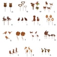 thumbnail image 5 of MOMOJIA Garden Decors for Outside Metal Rusted Decorative Garden Stakes, 5 of 13