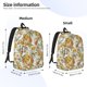 thumbnail image 2 of Fotbe Ducks and Flowers Mochila de Lona con Estampado, Mochila Duradera, Mochila Versátil de Alta Calidad, Mochila Compacta Vintage-Medium, 2 of 5