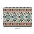 thumbnail image 5 of Brown Triangular Geometric Flannel Non Slip Door Rugs,Washable Door Mats Indoor,Decorative Door Mats,Dirt-Resistant and Absorbent Doormat for Entrance,Bedroom,Kitchen,Bathroom,23.5"x16", 5 of 5