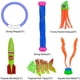 thumbnail image 2 of 4 unids/set juguete de piscina de buceo natación subacuática lanzamiento anillo de buceo palo tiburón Torpedo, 2 of 4