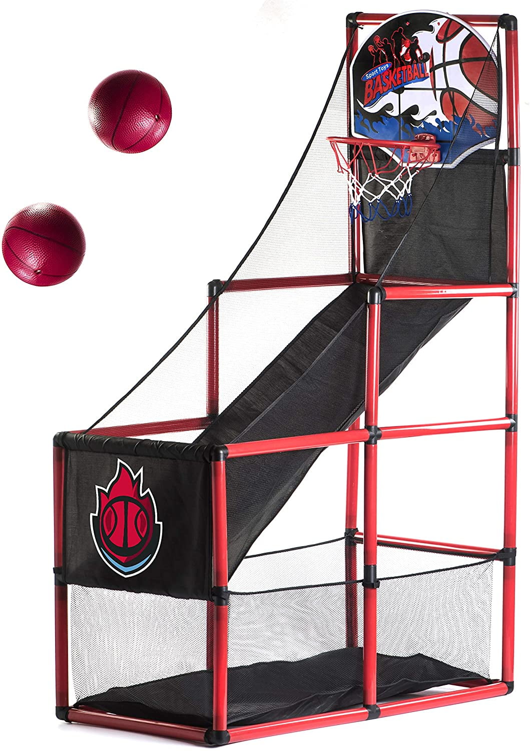 Basketball Hoop for Kids Fun and Entertaining Arcade Basketball Hoop Game by BestKidBall Basement Toys Kids Indoor Sports Toys Basketball Game with Hoop Training System 