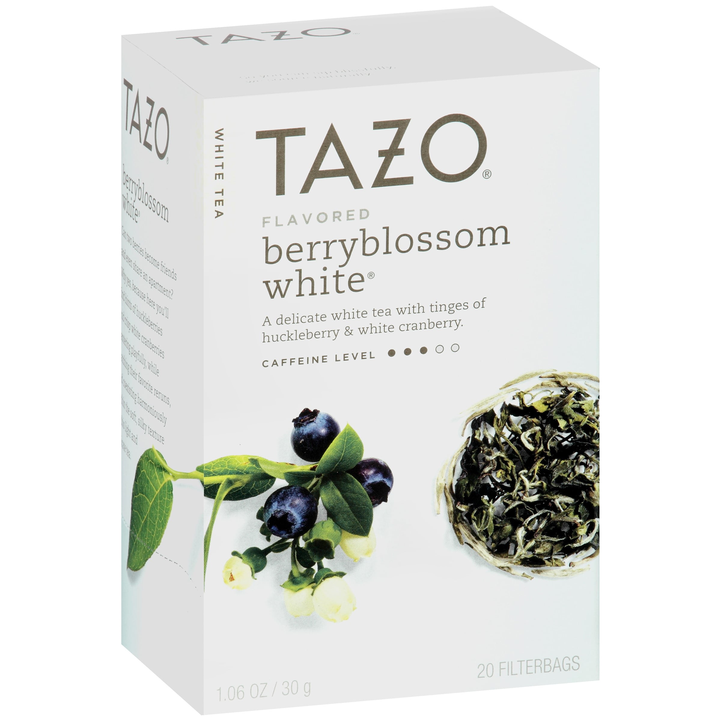 Tazo Berryblossom White Tea Bags, 20 Ct