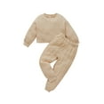 thumbnail image 1 of Xingqing 2 Pcs Sweat-Shirt Tricoté à Manches Longues pour Bébé Fille Garçon Automne Hiver, 1 of 7
