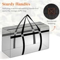 thumbnail image 3 of Lifewit 120L Ertra Large Storage Duffle Bag for Traveling, Folable Moving Bags with Zippers and Handles, Heavy Duty Storage Bags Big Totes for Travel, Camping, Storage Bins with Lids for Luggage, 3 of 9