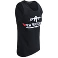 thumbnail image 2 of ShirtBANC Pew Professional Mens Tank Top Military Gun Tee, 2 of 3