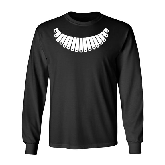RBG Collar Adult Long Sleeve T-shirt