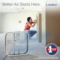 thumbnail image 3 of Lasko 20" 3-Speed Energy Efficient Box Fan, White, B20201, 3 of 8
