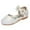 White, variant on LIUJUNSHOP Girls Ballet Flats Dress Shoes Mary Jane Wedding Party Shoes Flower Bridesmaids Princess Shoes Flats Pink 18-24 Months