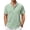 Light Green, variant on COOFANDY Men Beach Shirt Short Sleeve Hippie Casual Summer Linen Shirt