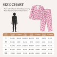 thumbnail image 4 of Balery Cute Flamingo Conjunto de Pijama con Estampado para Mujer, Conjunto de Dos Piezas con Manga Larga, Ropa de Dormir Suave con Bolsillos, Pijamas Cómodos-Medium, 4 of 7