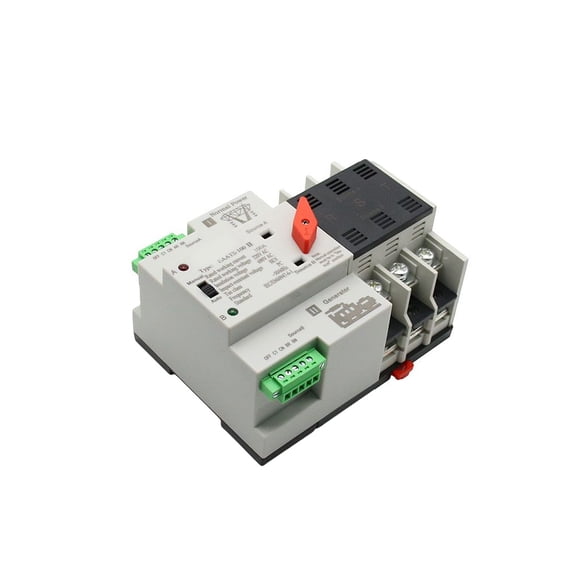Interruptor de transferencia Manual eléctrico Methold ATS de carril Din 3P 110V