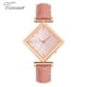 thumbnail image 1 of Reloj de cuarzo para mujer, relojes para mujer VANSVAR Reloj de pulsera analógico con correa de cuero de cuarzo informal para mujer Reloj de acero inoxidable, 1 of 2