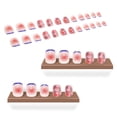 thumbnail image 6 of UDIYO Nail Patch Environmentally Friendly Wear-resistant ABS Blush Nail Tips for Dating, 6 of 7