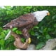 thumbnail image 3 of Estatua de estatuilla de águila de resina, modelo de de águila artificial, juguete para niños marrón shamjiam Lawn Eagle Figurine Statue, 3 of 8