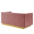 thumbnail image 4 of Sanguine Vertical Channel Tufted Performance Velvet Loveseat-EEI-4530, 4 of 7
