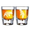 thumbnail image 1 of Papa Bear and Mama Bear Engraved Barcraft Fluted Shot Glass Set, 1 of 4
