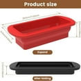 thumbnail image 3 of Clearance Cake Mould under $7 Silicone Cake Pans Rectangular Cake Pan Non Stick Baking Pan Easy Release Silicone Cake For Homemade Layered Cake Cheesecake Chocolate Cake Cake, 3 of 9