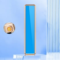 WZXPWT USB Charging Lighter, Portable Windproof Lighter with Smart Chip, Slim Metal Lighter for Safe Ignition, Coarse Ignition Lighter for Quiet Environments