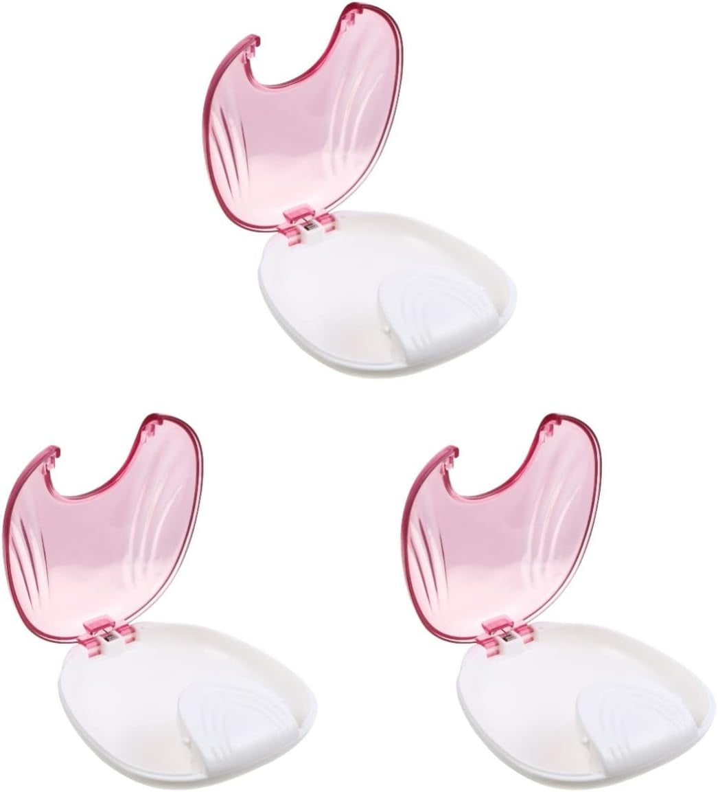 3pcs Retainer Case Orthodontic Retainer Box Mini Retainer Case