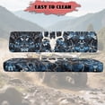 thumbnail image 4 of ZIATUBLES 2-Pack UTV Front Seat Covers with Dark Forest Deer Skull Print, Compatible with Kawasaki Mule 3000 3010, Washable Polyester Protective Cover, Fade & Wear Resistant, 4 of 8